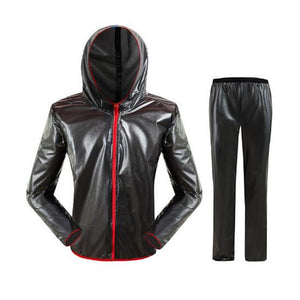 Outdoor Sports Bike Cycling Raincoat Detachable Coat + Pants