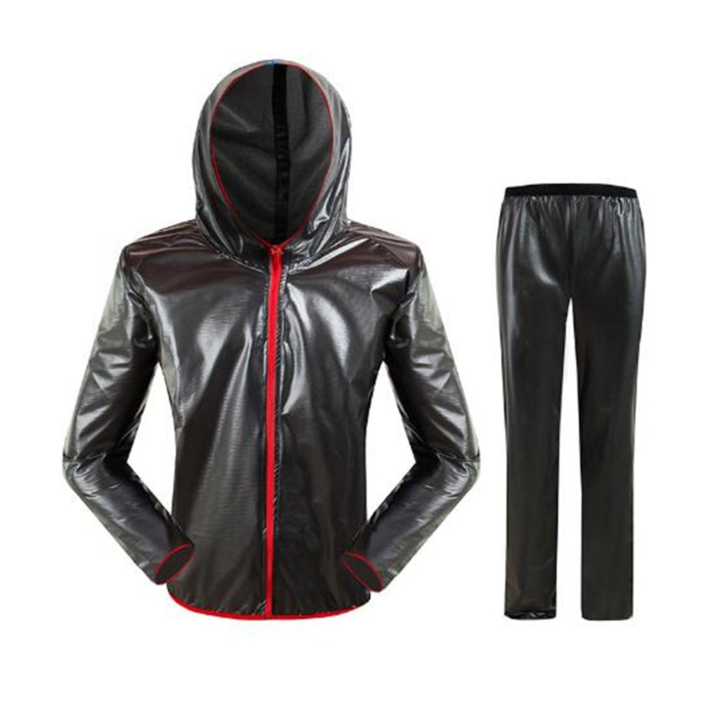 Outdoor Sports Bike Cycling Raincoat Detachable Coat + Pants