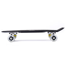 22 Inches Mini Cruiser Banana Style Longboard Pastel Color Board with LED Flashing Wheels