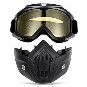 ROBESBON MT - 009 Motorcycle Goggles with Mask
