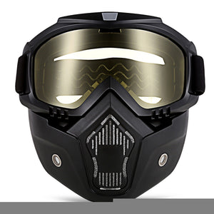 ROBESBON MT - 009 Motorcycle Goggles with Mask