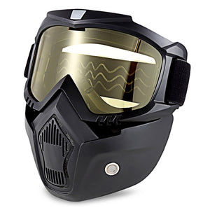 ROBESBON MT - 009 Motorcycle Goggles with Mask